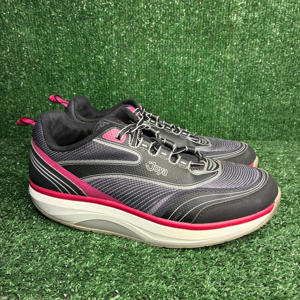 Joya ID Zoom II Swiss Tech Orthopedic Walking Sneaker Black Pink Womens Size 10